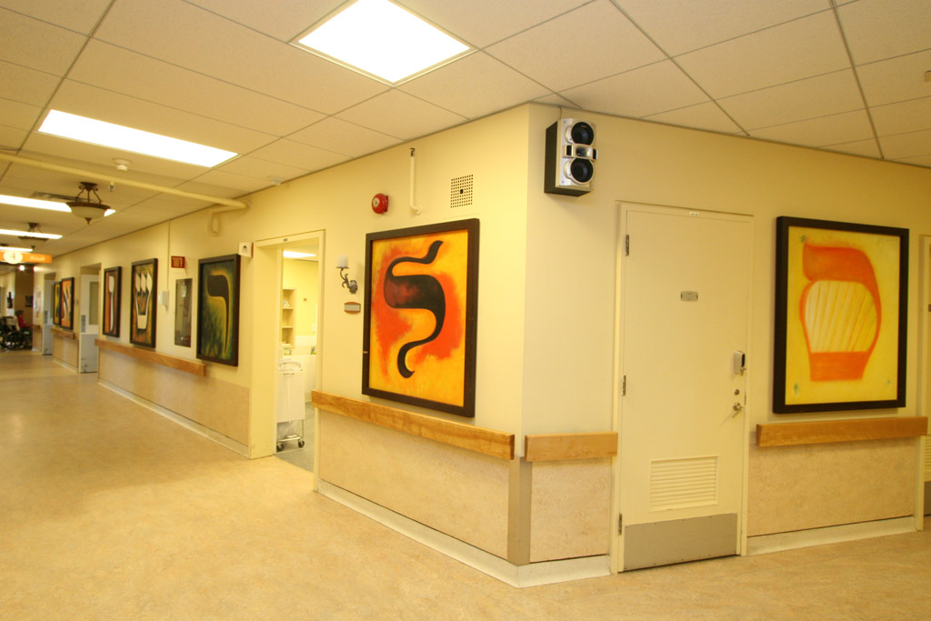 The Norman & Pearl Leibovitch Hebrew Letter Gallery at the Donald Berman Maimonides Geriatric Centre